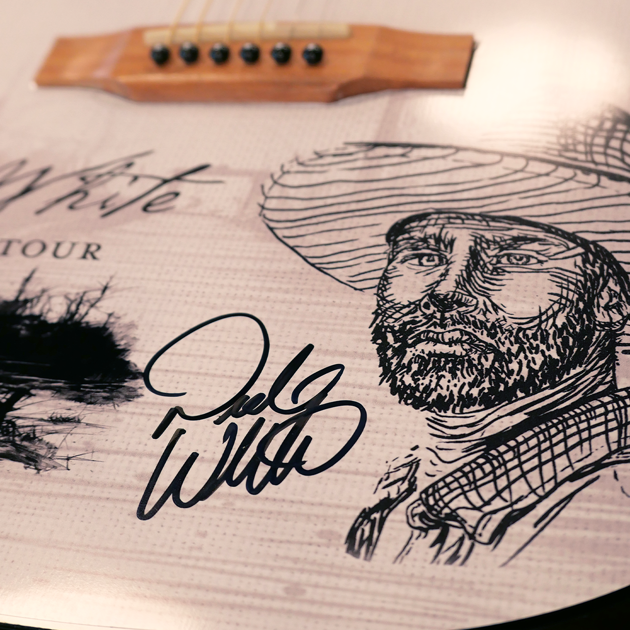 Drake White "The Bridge" Autographed Guitar