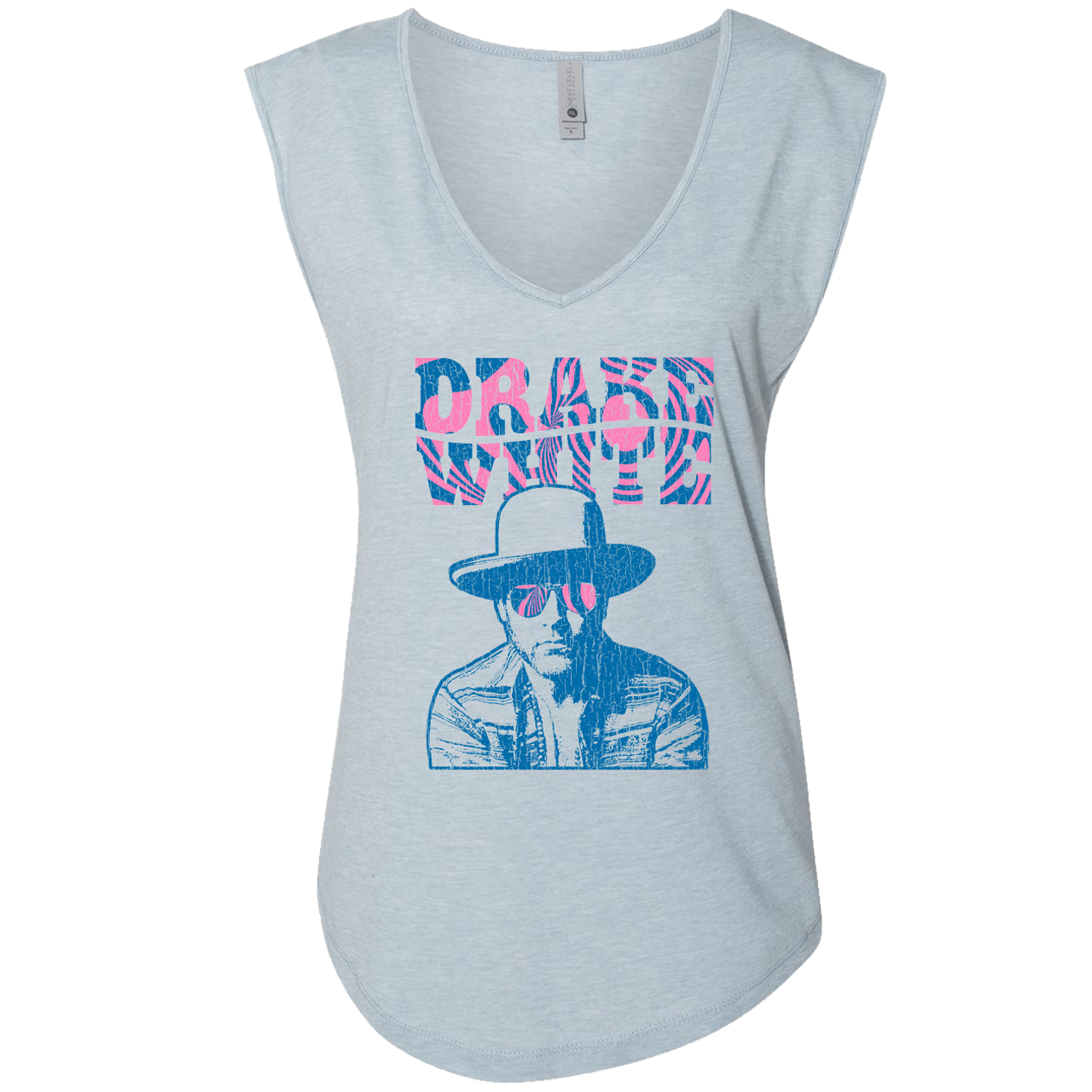 Trippy Ladies Blue Tank